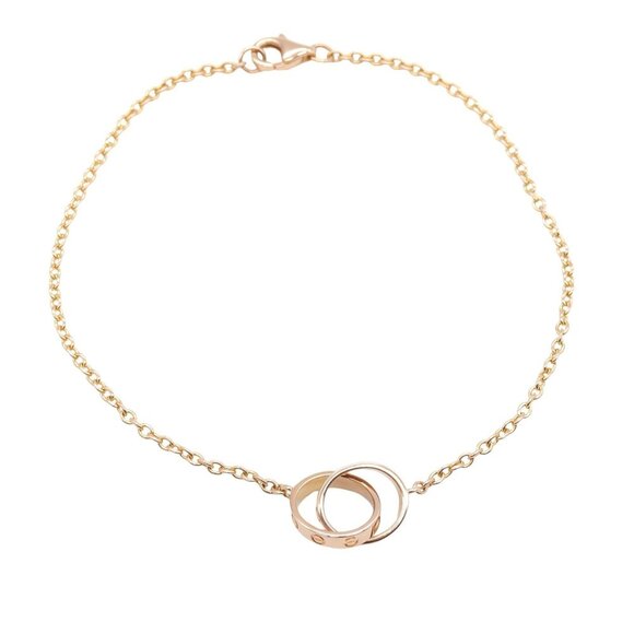 CARTIER 18k Rose Gold Love Charm Bracelet - Picture 1 of 8